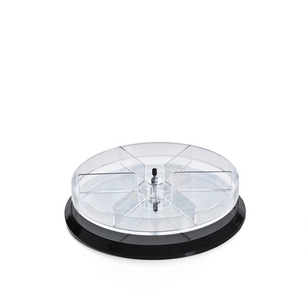 Azar Displays One Tier Revolving Display 2"H x 11"Dia. - 6 Sections 226010 - main